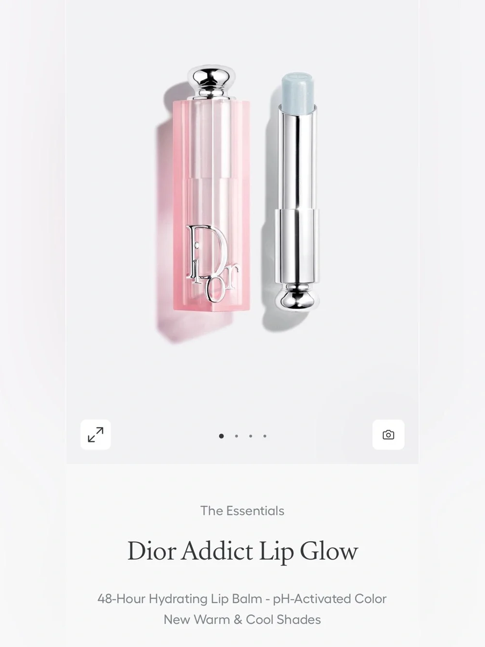 NEW Dior Addict Lip Glow Hydrating Lip Balm - 078 Icy Blue